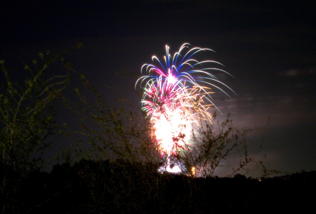 New Braunfels Fireworks from The Gruene Apple B&B
